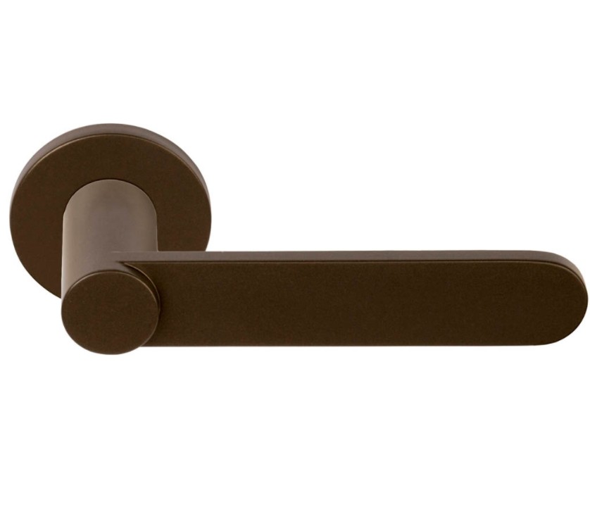 Deurklink TENSE BB103-G op rozet brons